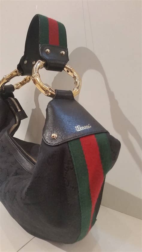 gucci black half moon bag|gucci half moon hobo bag.